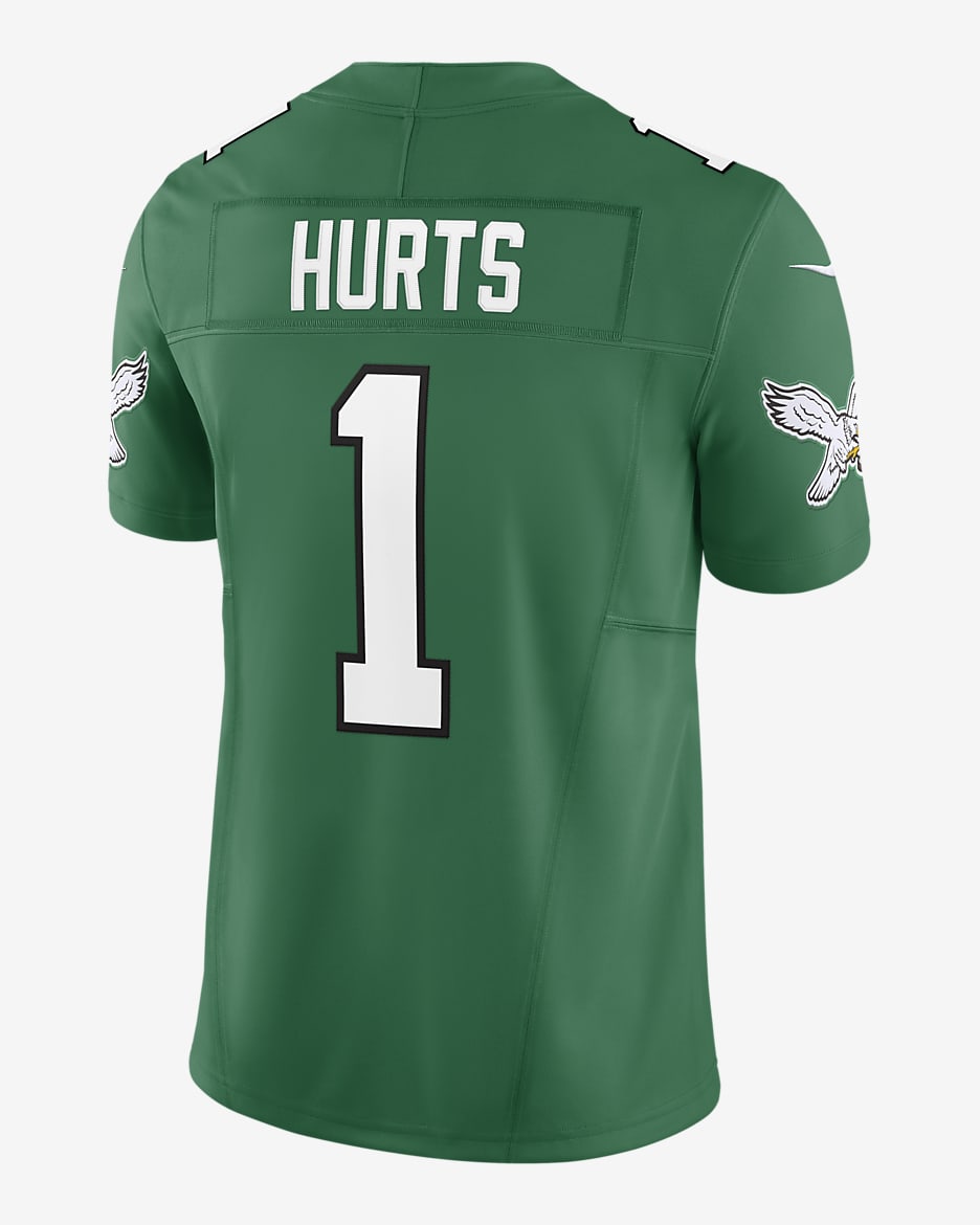 Jersey de fútbol americano Nike Dri-FIT de la NFL Limited para hombre Jalen Hurts Philadelphia Eagles - Verde Kelly