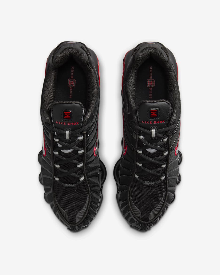 Nike Shox TL Men's Shoes - Black/University Red/Metallic Silver