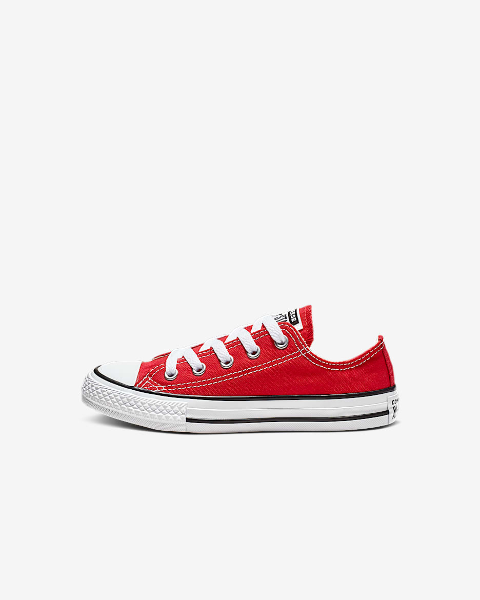 Converse Chuck Taylor All Star Low Top Little Kids' Shoe  - Red