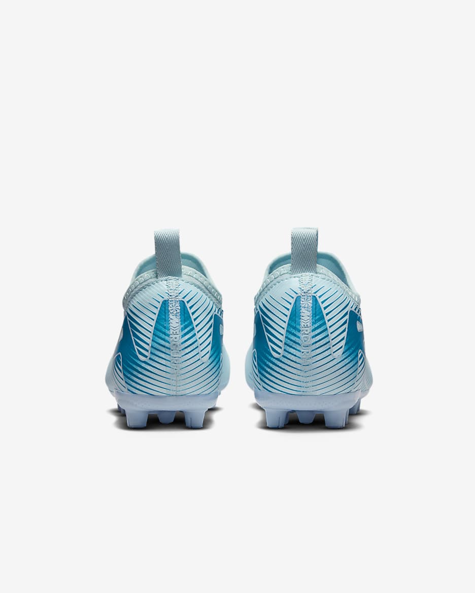 Nike Jr. Mercurial Vapor 16 Academy Little/Big Kids' HG Low-Top Soccer Cleats - Glacier Blue/Blue Orbit