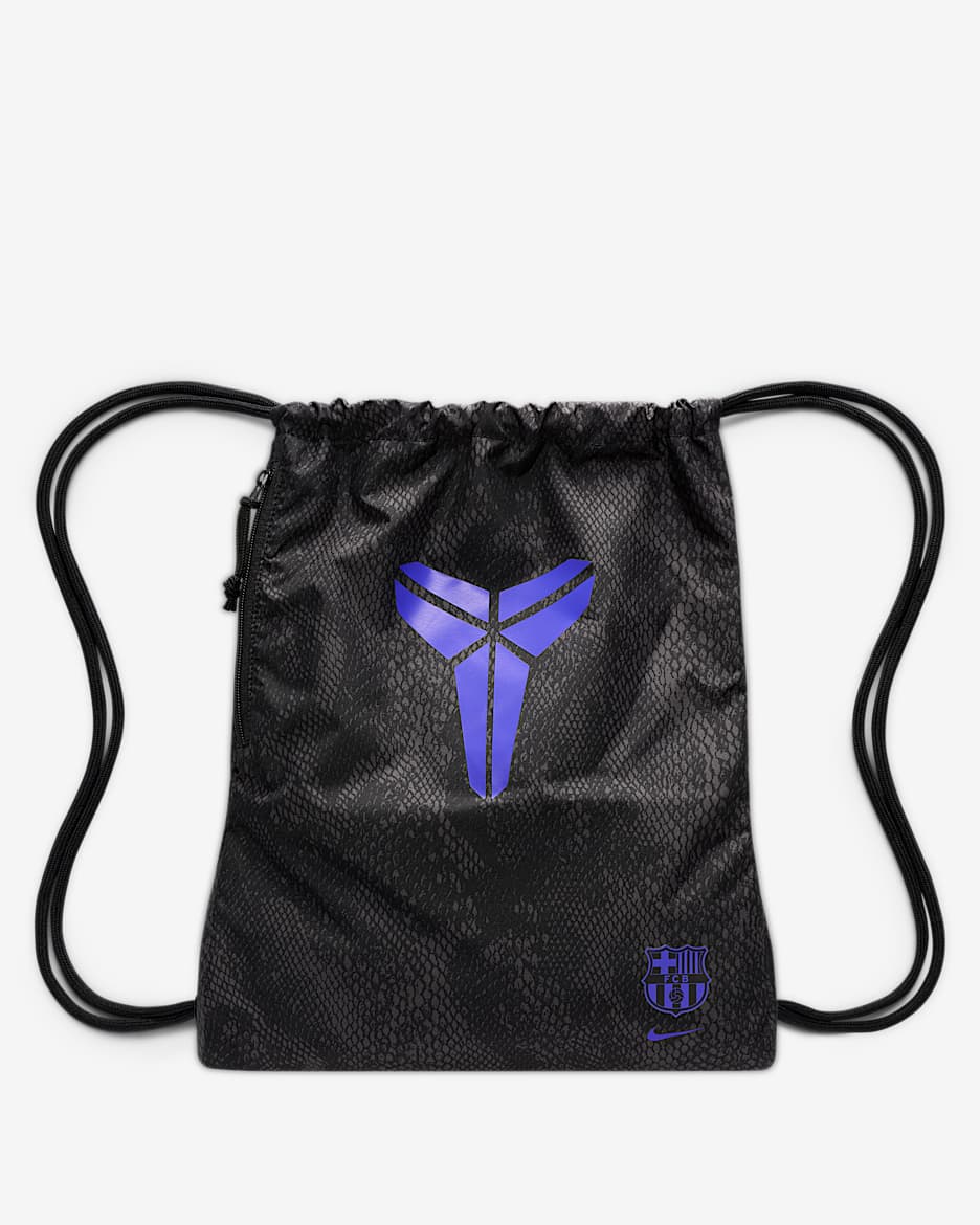 Sac de gym Nike Heritage AOP Extérieur 2025/2026 Barcelona - Noir/Anthracite/Persian Violet