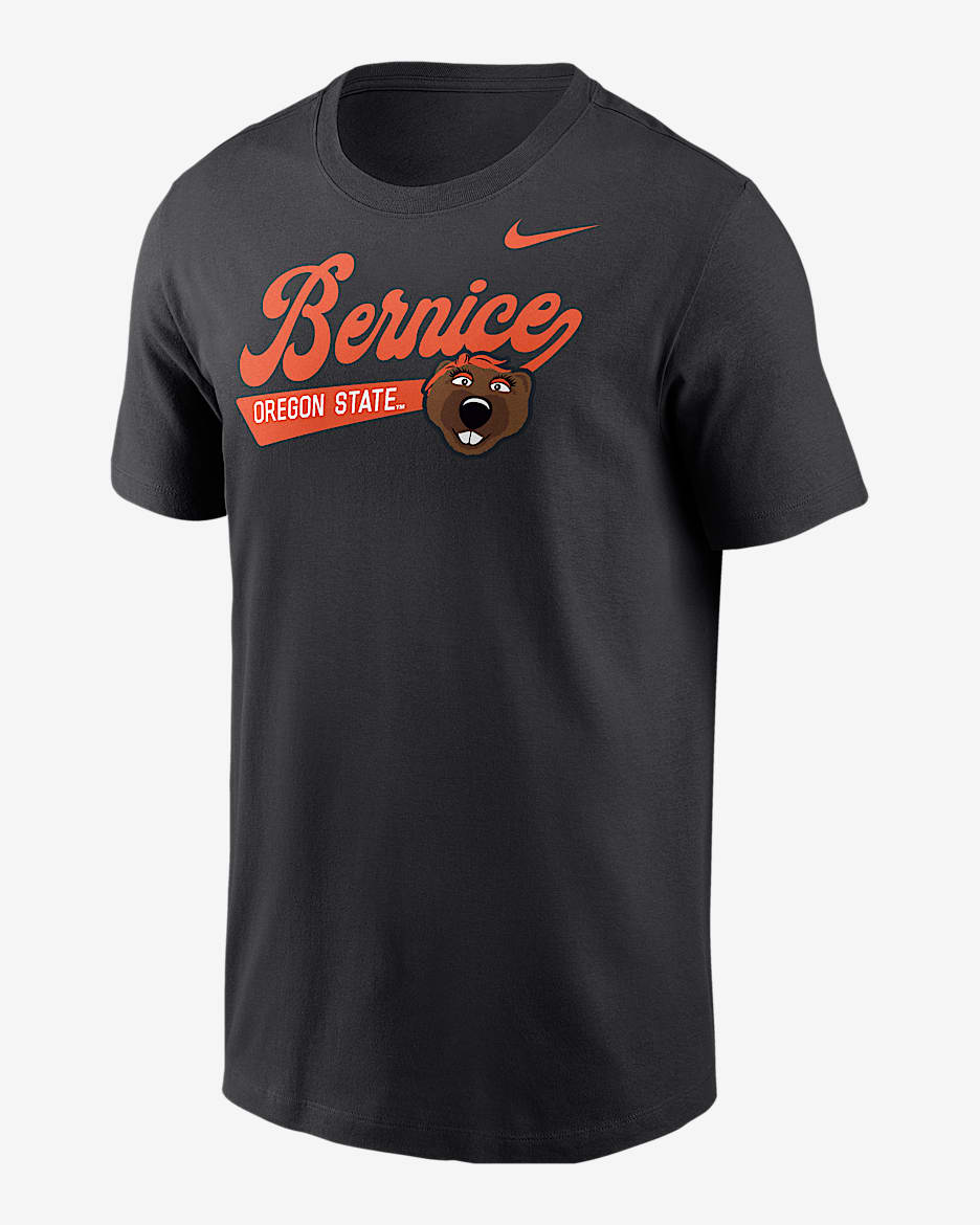 Oregon State Men's Nike College T-Shirt - Black