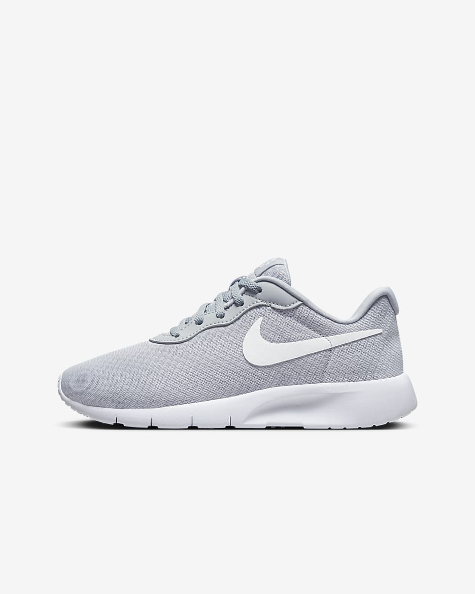 Nike Tanjun EasyOn Big Kids' Shoes - Wolf Grey/White/White
