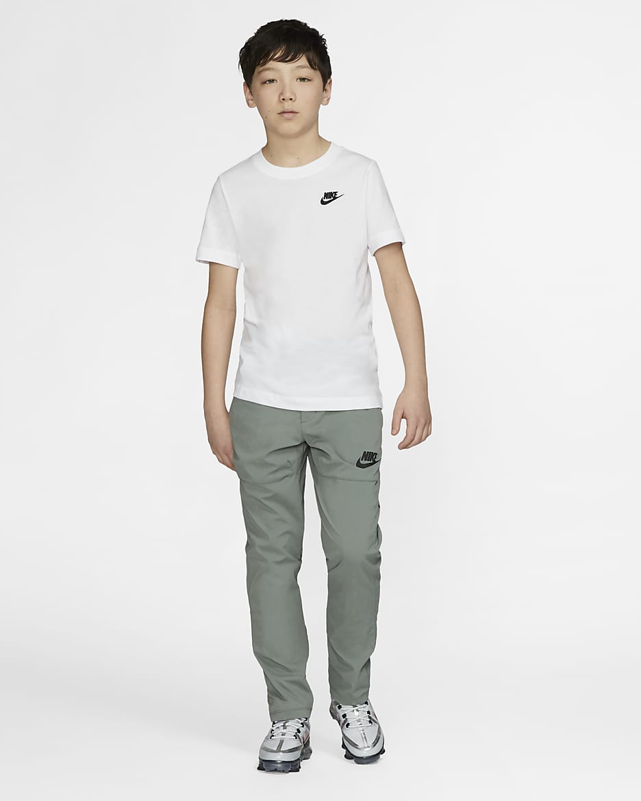 Nike Sportswear Older Kids' T-Shirt - White/Black