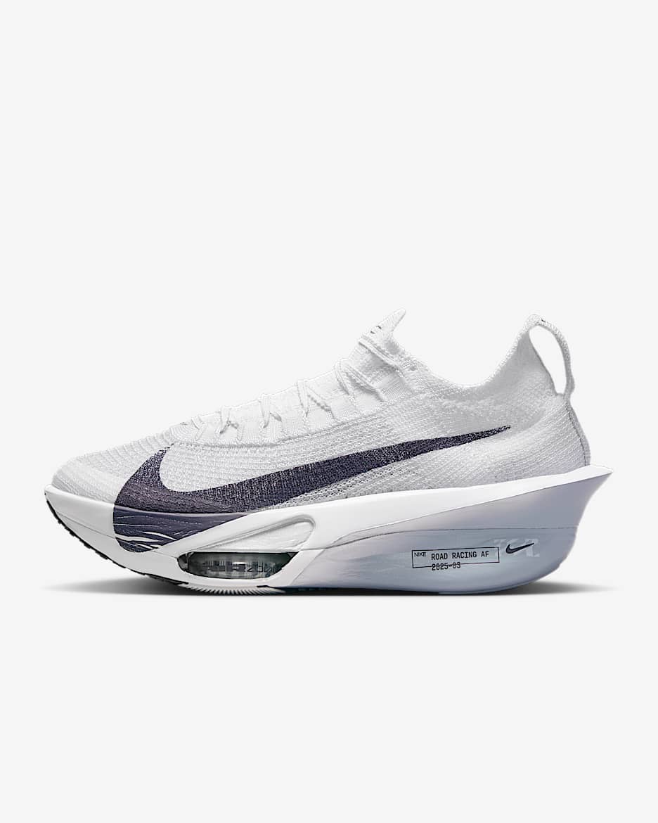 Nike Alphafly 3 Women's Road Racing Shoes - White/Pure Platinum/Obsidian Mist/Gridiron