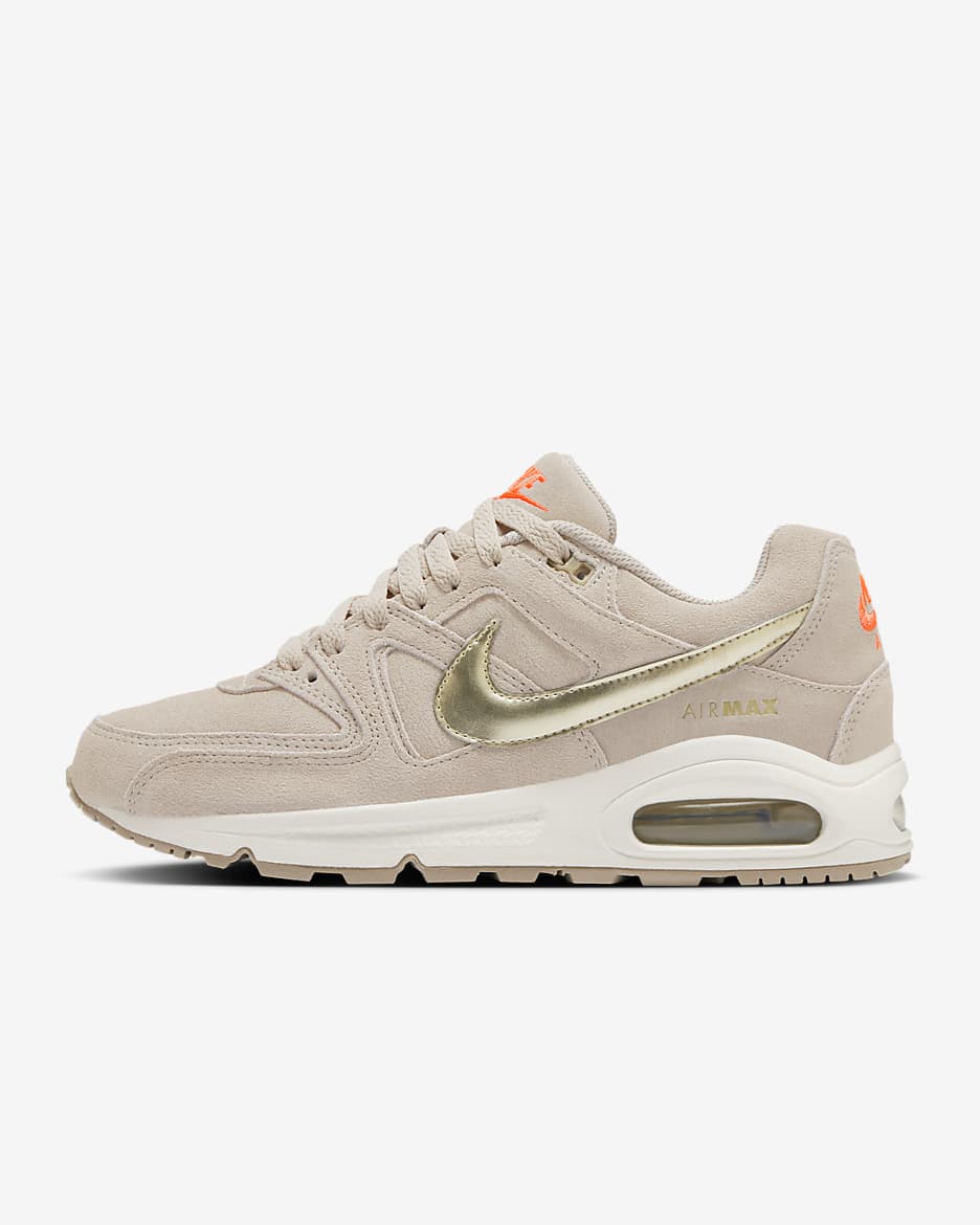 Nike Air Max Command Premium Women's Shoes - String/Hyper Orange/Metallic Gold Grain