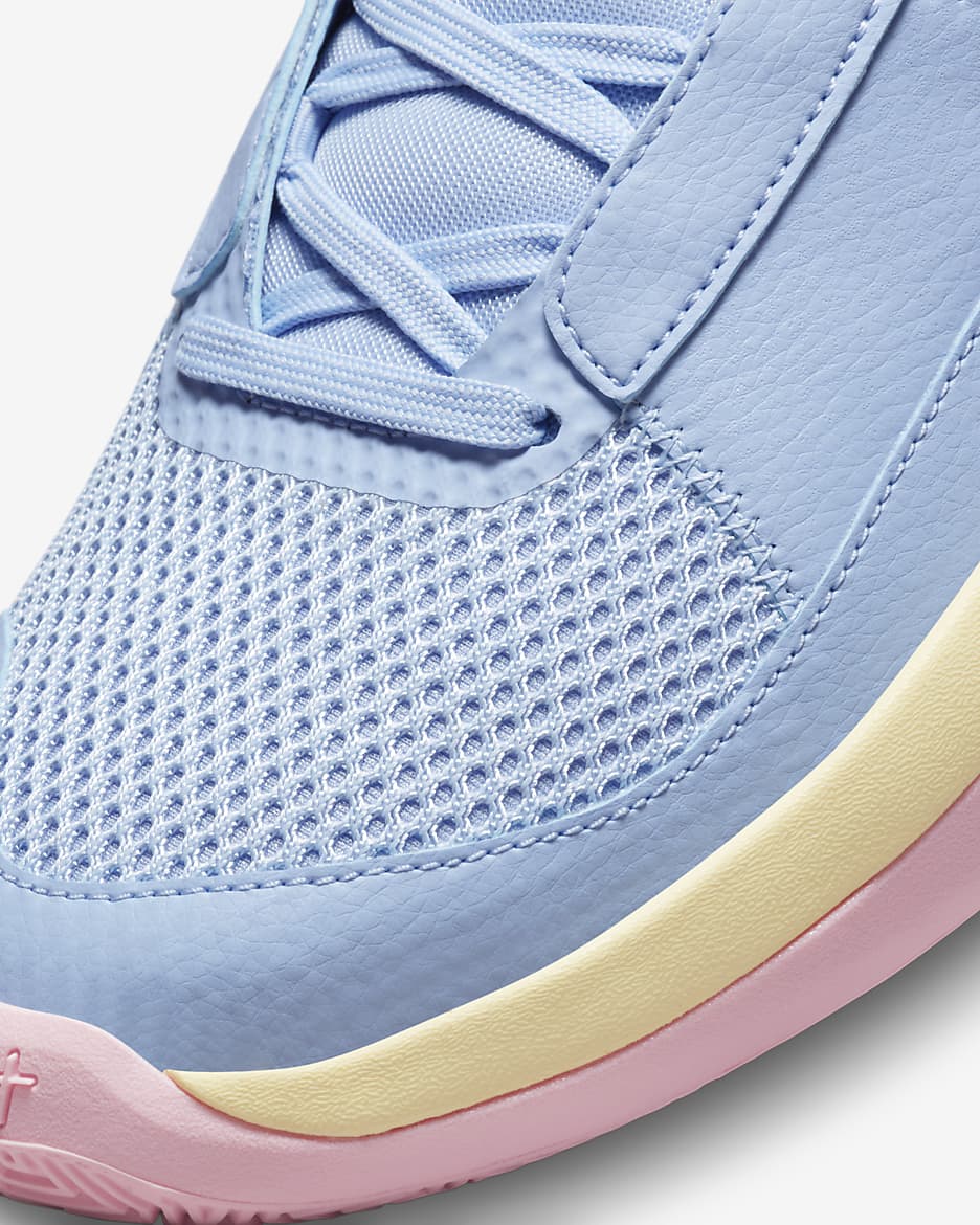 Ja 1 'Day One' EP Basketball Shoes - Cobalt Bliss/Hot Punch/Medium Soft Pink/Citron Tint