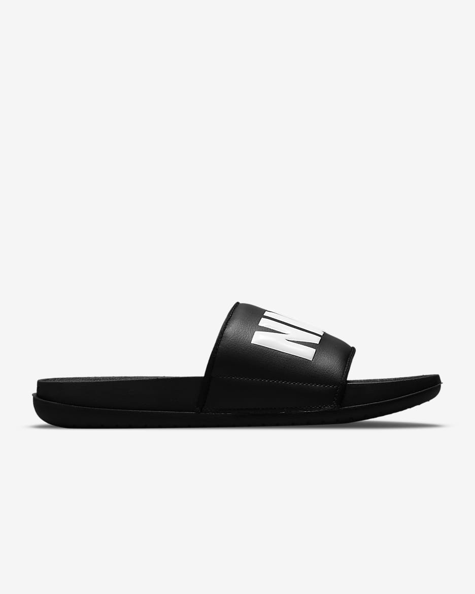 Nike Offcourt Women's Slides - Black/Black/White