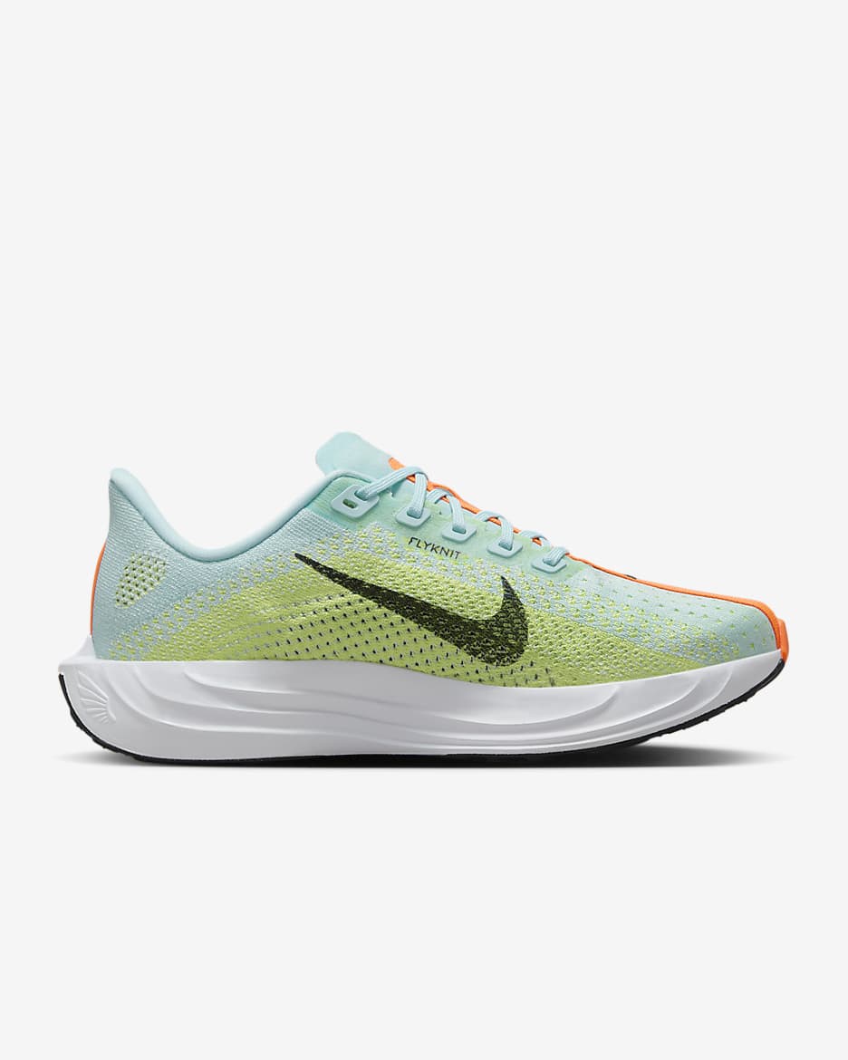 Nike Pegasus Plus Women's Road Running Shoes - Glacier Blue/Light Lemon Twist/Life Lime/Black