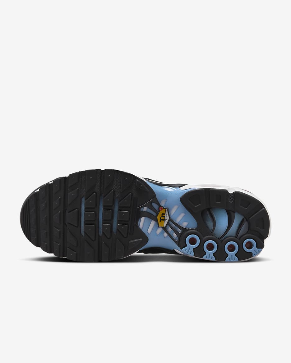 Nike Air Max Plus damesko - Svart/University Blue/Light Crimson/Metallic Silver