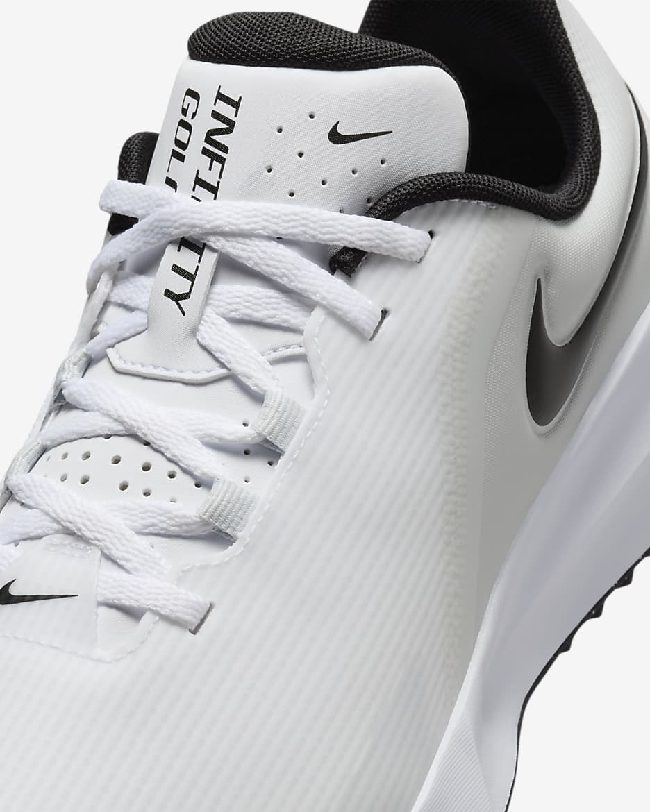 Nike Infinity G NN Golf Shoes (Wide) - White/Pure Platinum/Black