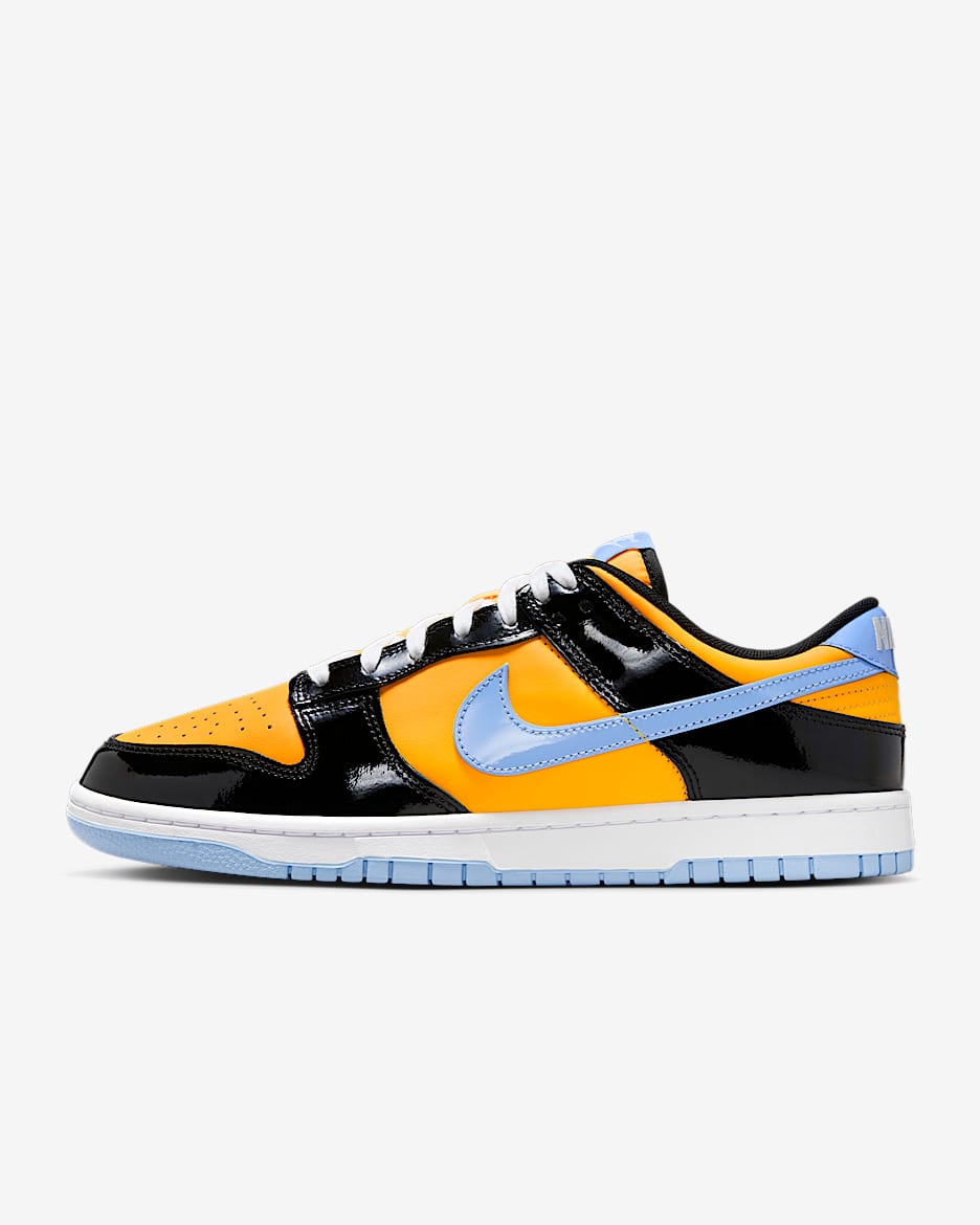 Nike Dunk Low Retro SE herenschoenen - Zwart/Laser Orange/Wit/Aluminum