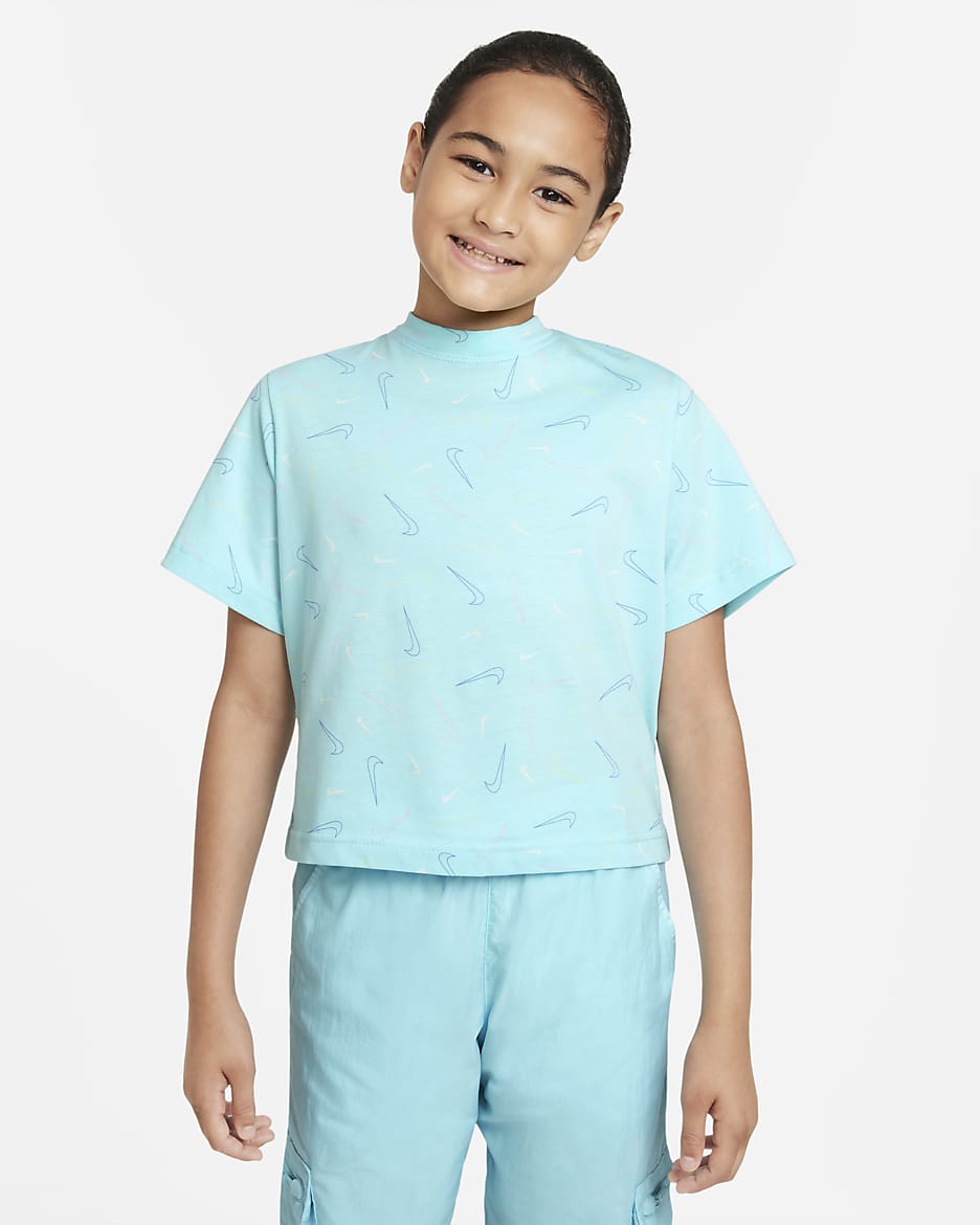 Nike Sportswear Big Kids' (Girls') T-Shirt - Copa