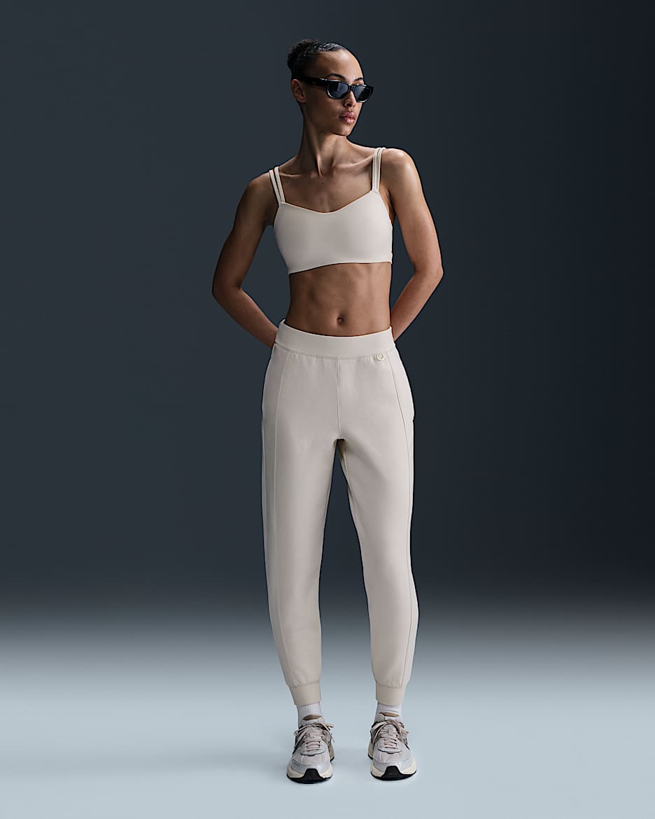 Nike 24.7 ImpossiblySoft Women's Dri-FIT Mid-Rise Joggers - Light Orewood Brown/Sail/Light Iron Ore