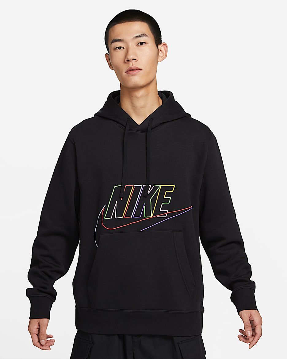 Nike Club Fleece+ Men's Pullover Hoodie - Black