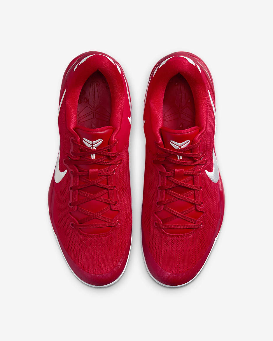 Kobe VIII Protro Basketball Shoes - University Red/University Red/White