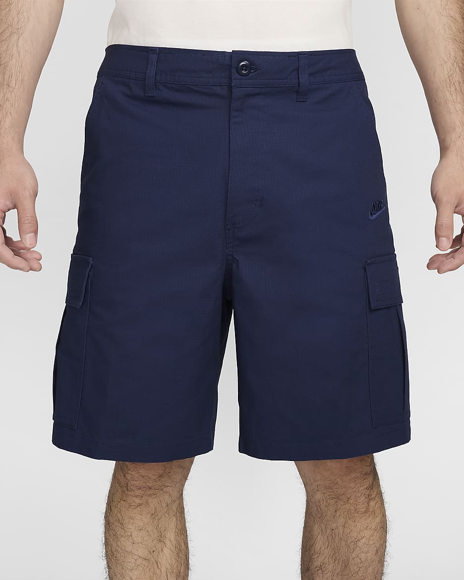 Shorts cargo in tessuto Nike Club – Uomo - Midnight Navy/Midnight Navy