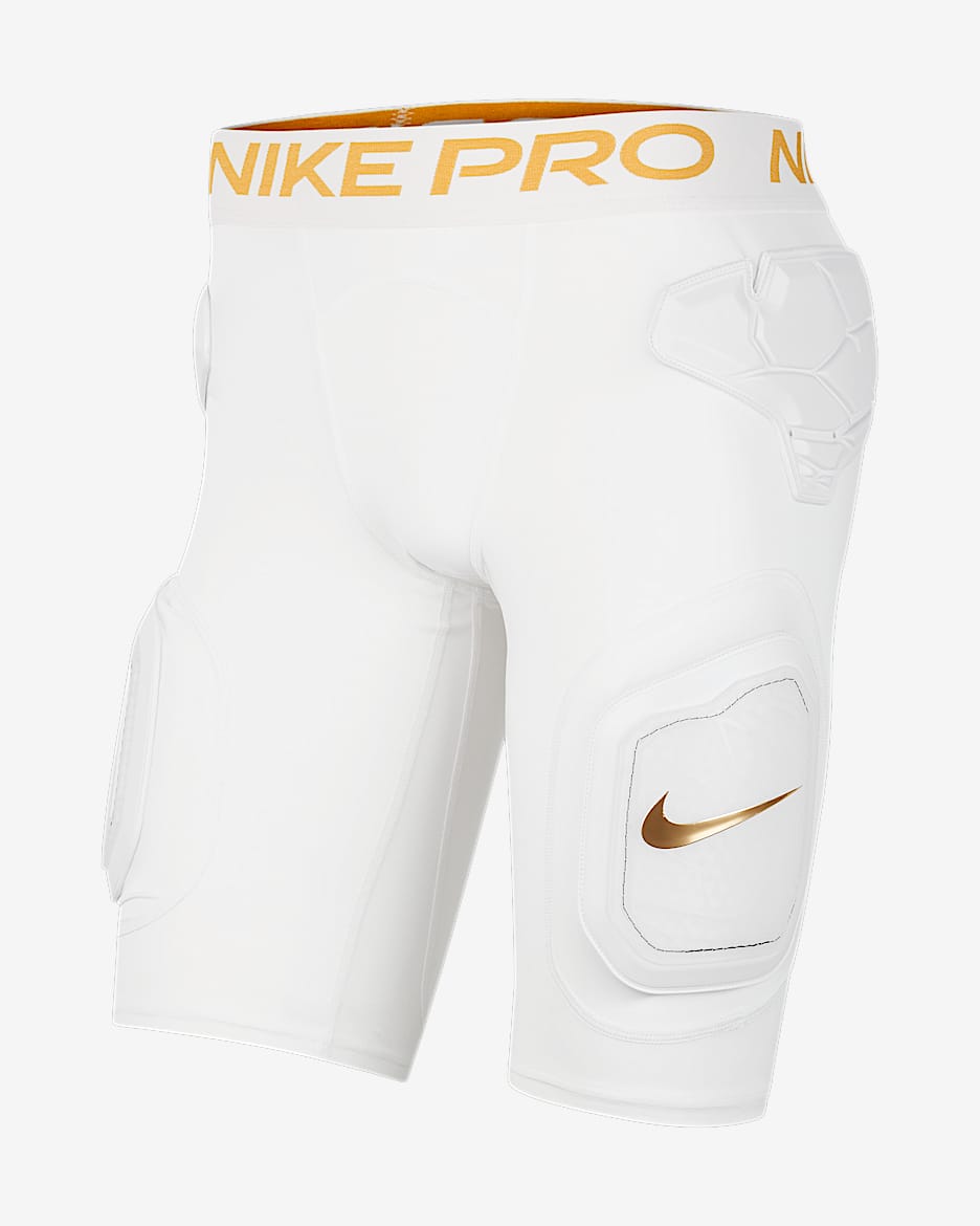 Shorts para hombre Nike Pro HyperStrong - Blanco/Oro
