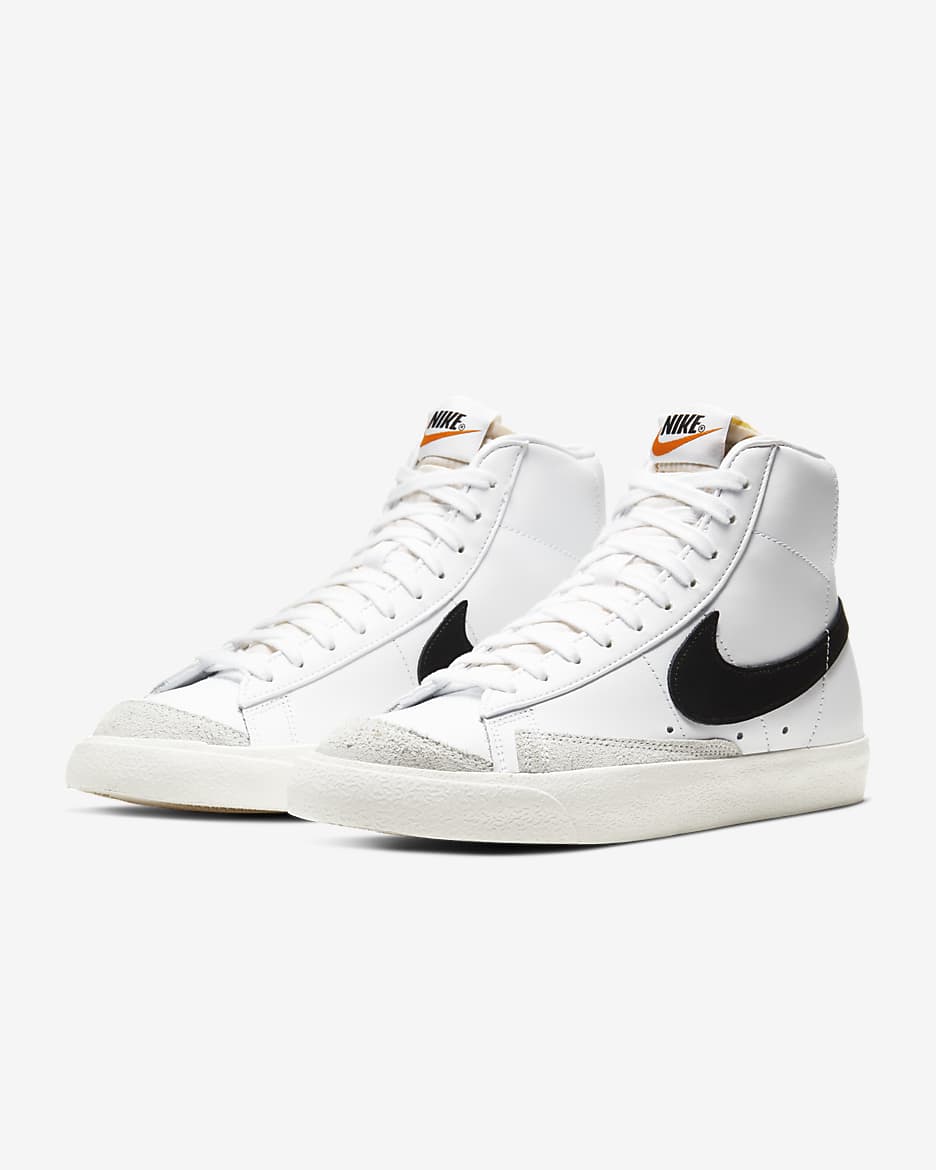 Nike Blazer Mid '77 Women's Shoes - White/Sail/Peach/Black