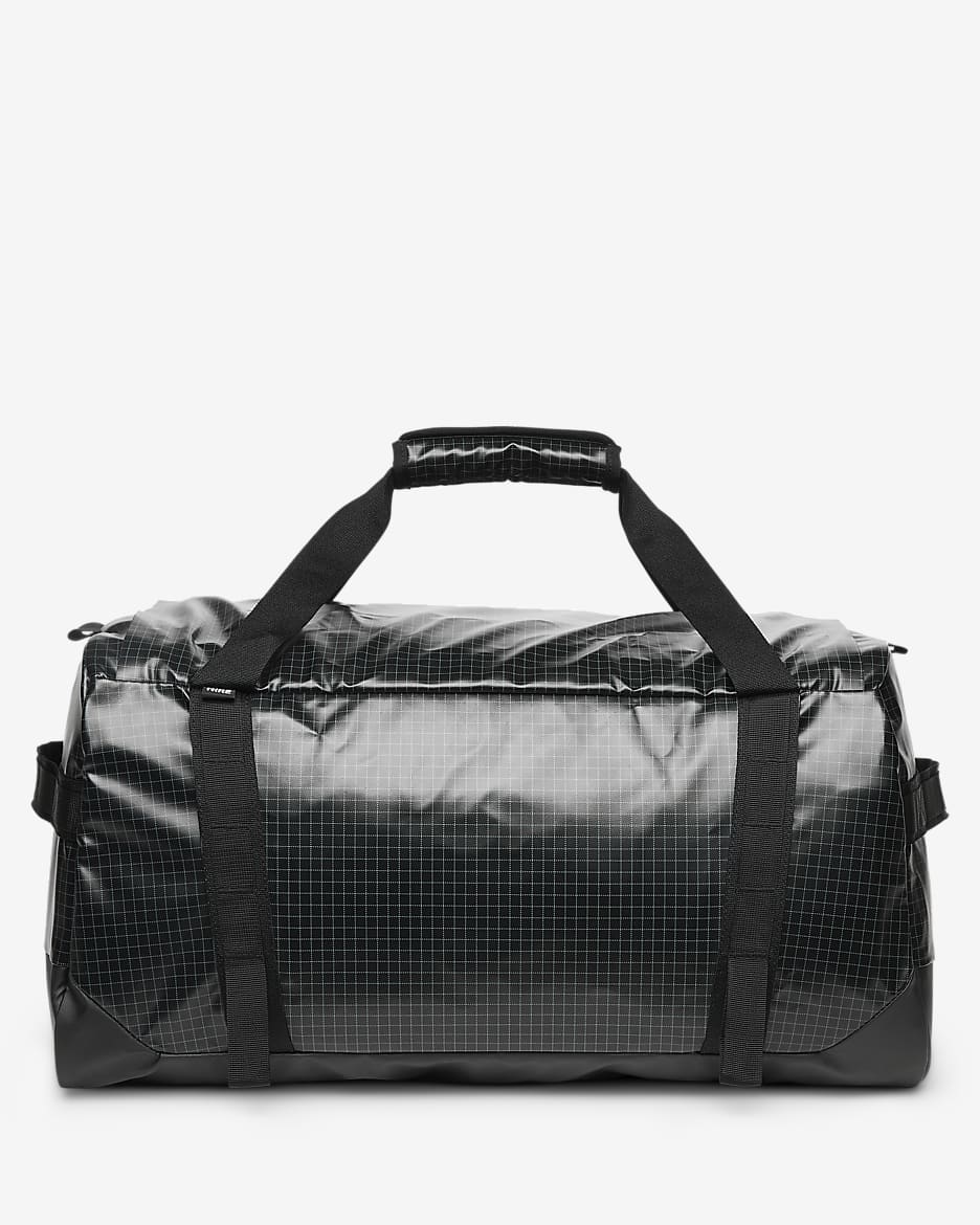 Nike Hike Duffel Bag (50L) - Black/Black/Light Smoke Grey