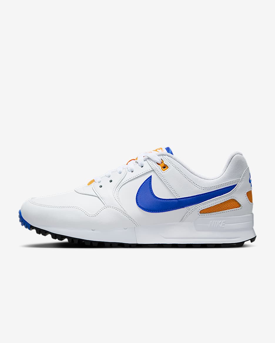Nike Air Pegasus '89 G Golf Shoes - White/Orange Peel/Black/Racer Blue