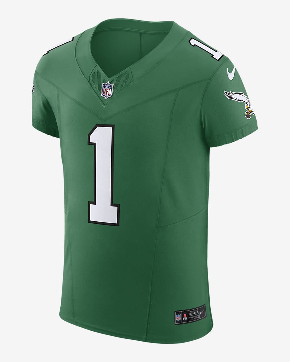 Jalen Hurts Philadelphia Eagles Men's Nike Dri-FIT NFL Elite Football Jersey - Kelly Green