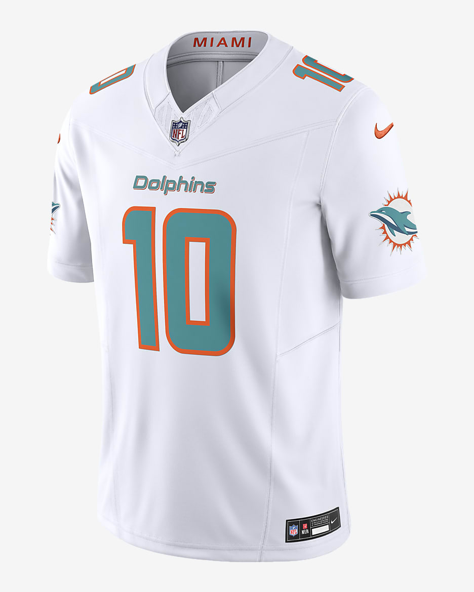 Tyreek Hill Miami Dolphins Men's Nike Dri-FIT NFL Limited Football Jersey - White