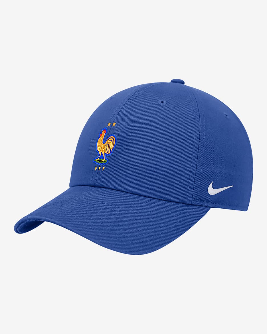 Gorra de fútbol Nike de la FFF Club - Royal juego