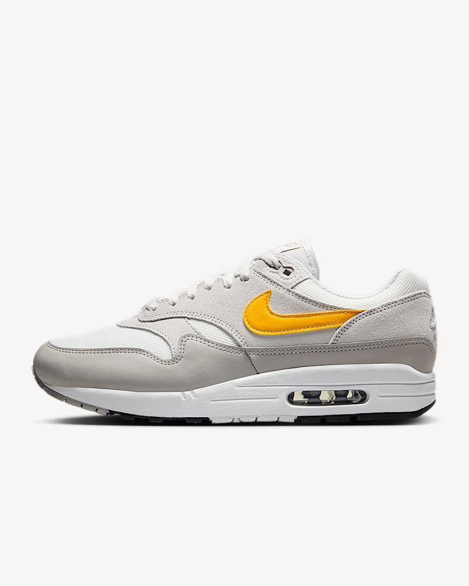 Pánské boty Nike Air Max 1 Essential - Summit White/Vast Grey/College Grey/University Gold