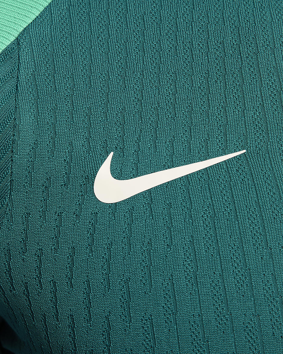 Portugália Strike Elite Nike Dri-FIT ADV kötött, férfi edzőfelső futballhoz - Geode Teal/Kinetic Green/Sail