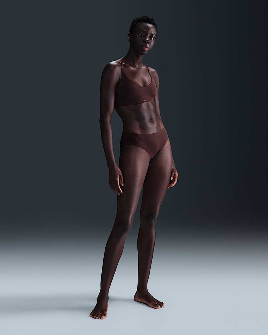 Nike Leak Protection: Period Women's Brief Underwear - Earth/White