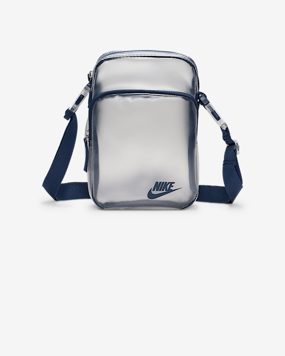 Nike Heritage Crystal Crossbody Bag (4L) - Clear/Midnight Navy/Midnight Navy