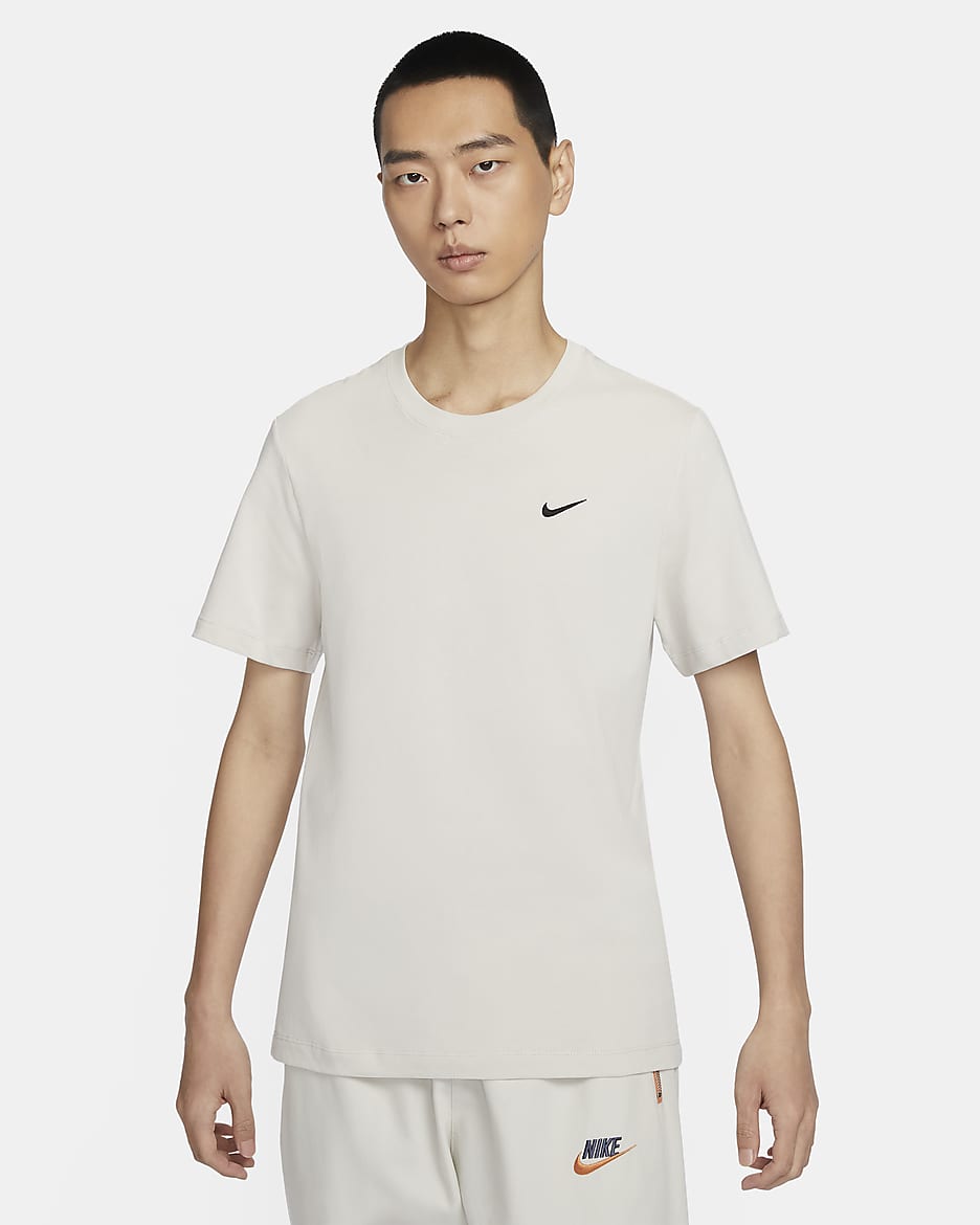Nike Sportswear Swoosh Men's T-Shirt - Light Bone
