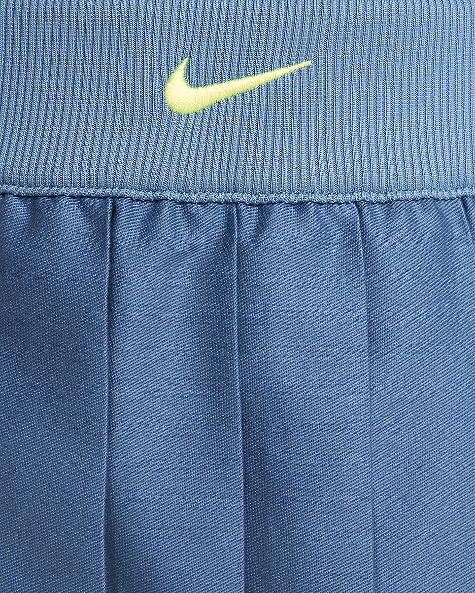 Nike Sportswear Girls' Pleated Skirt - Aegean Storm/Volt