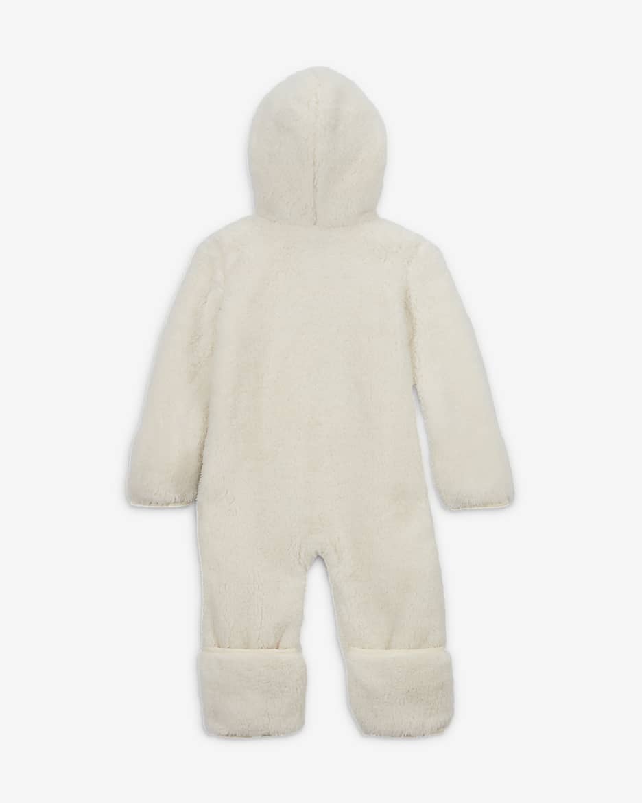 Nike Hooded Sherpa Coverall Baby Coverall - Pale Ivory