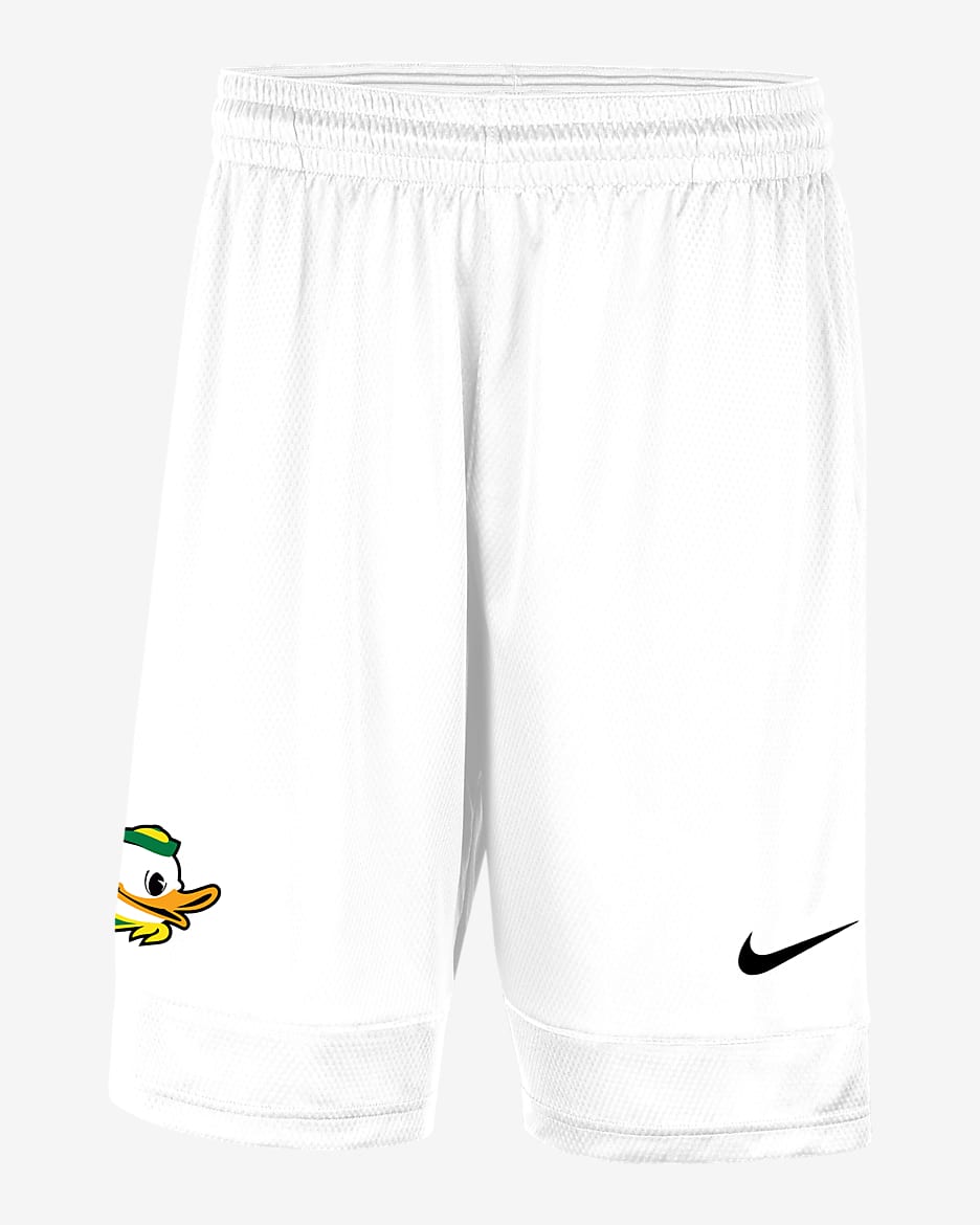 Oregon Men's Nike College Shorts - White