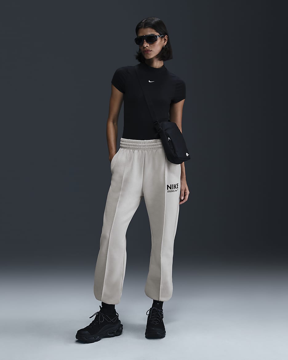Nike Sportswear Damen-Fleecehose - Light Iron Ore