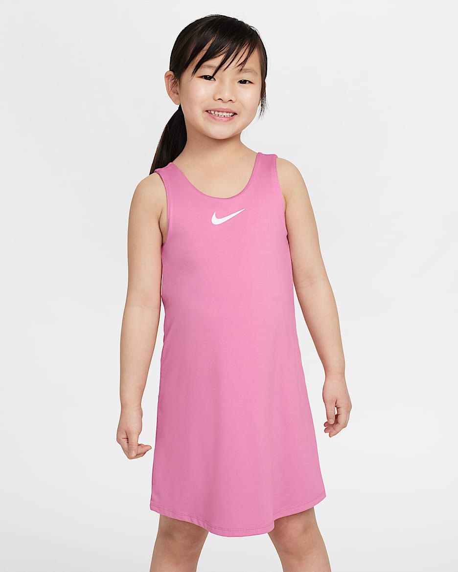Nike Dri-FIT One Little Kids' Sport Dress - Magic Flamingo