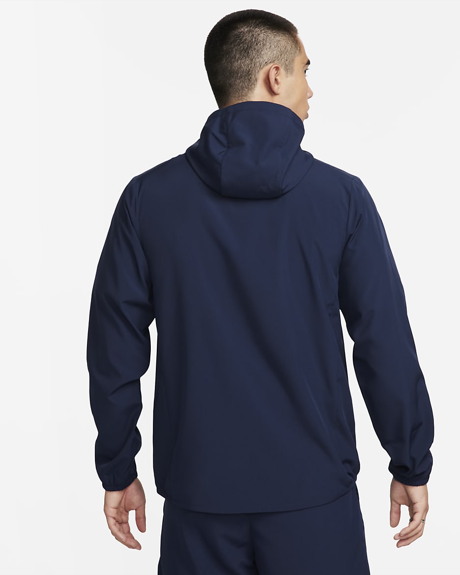 Nike Form Men's Dri-FIT Hooded Versatile Jacket - Obsidian