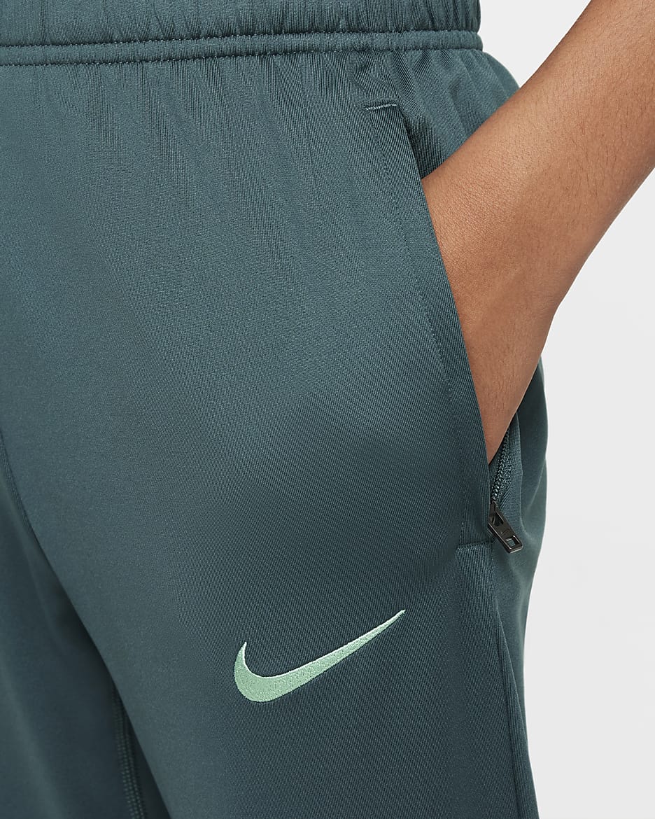 Tottenham Hotspur Strike Derde Nike Dri-FIT voetbalbroek voor kids - Faded Spruce/Bicoastal/Enamel Green