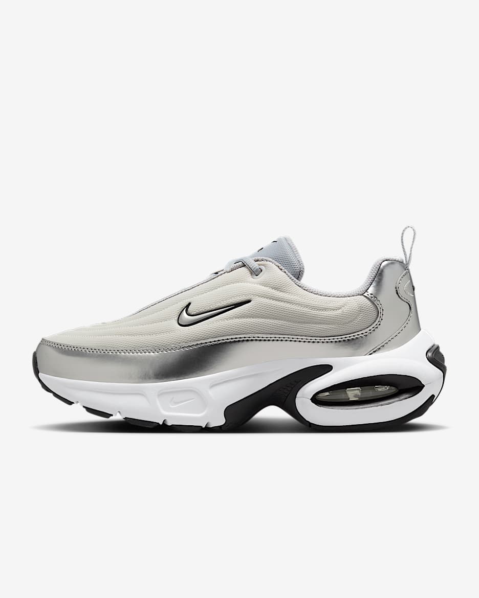 Tenis para mujer Nike Air Max Portal SE - Plata metalizado/Fantasma/Blanco/Negro