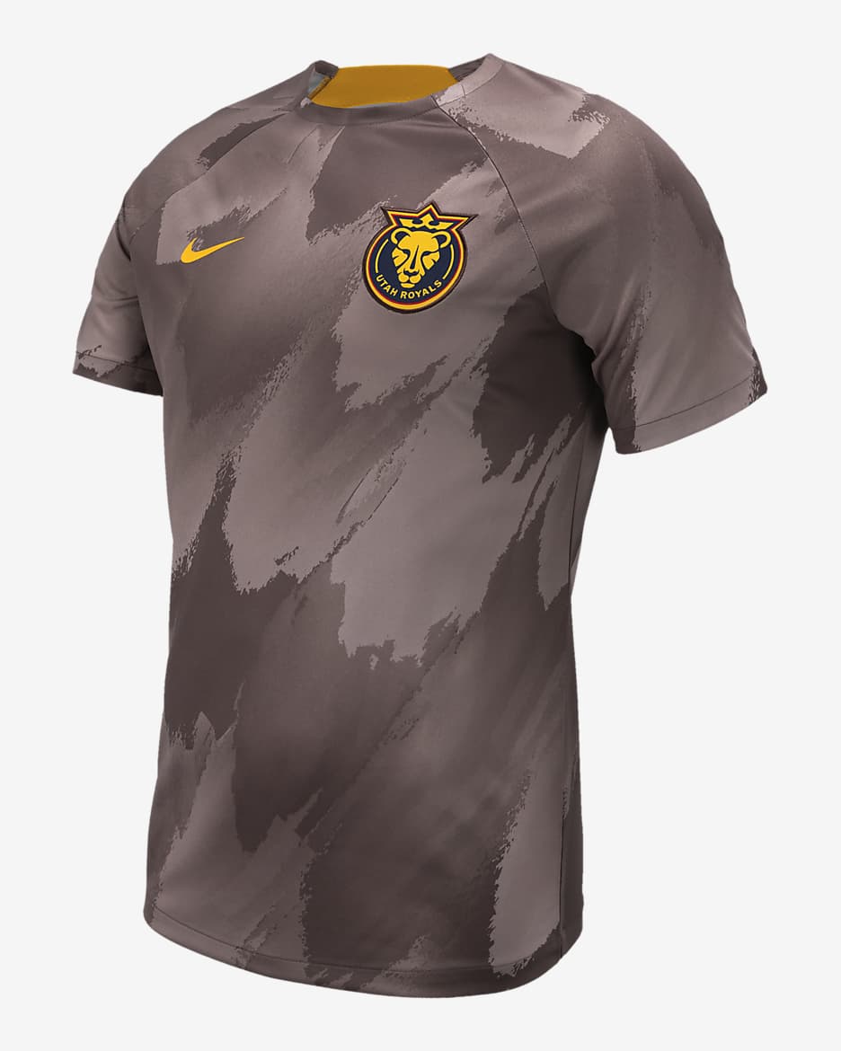 Playera para antes del partido Nike NWSL para hombre Utah Royals - Eclipse ciruela