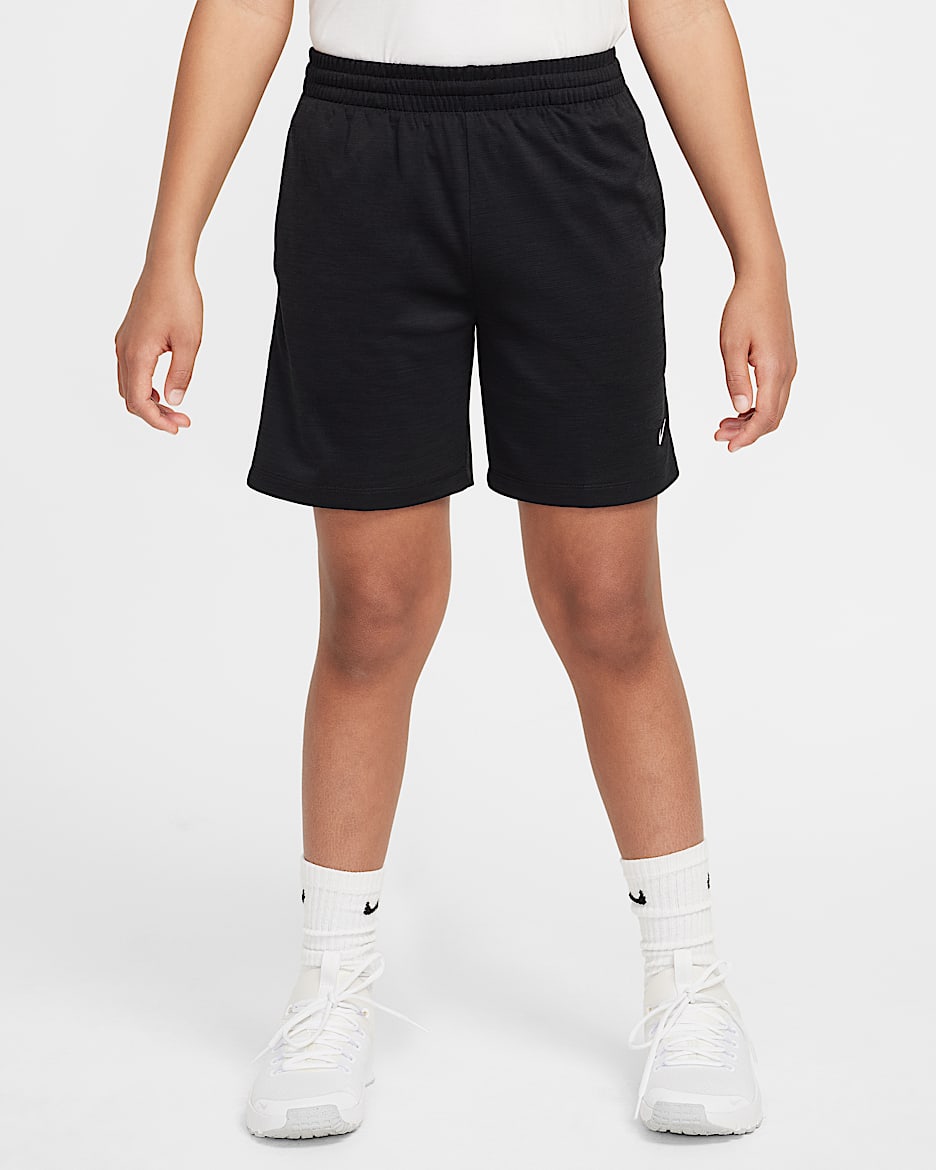 Shorts Dri-FIT para niños talla grande Nike Multi - Negro/Negro/Negro/Blanco