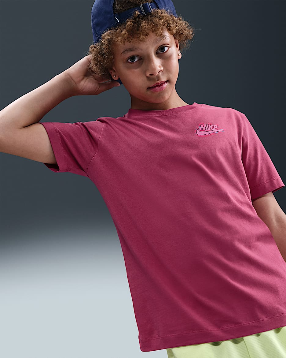 Nike Sportswear Big Kids' T-Shirt - Sweet Beet