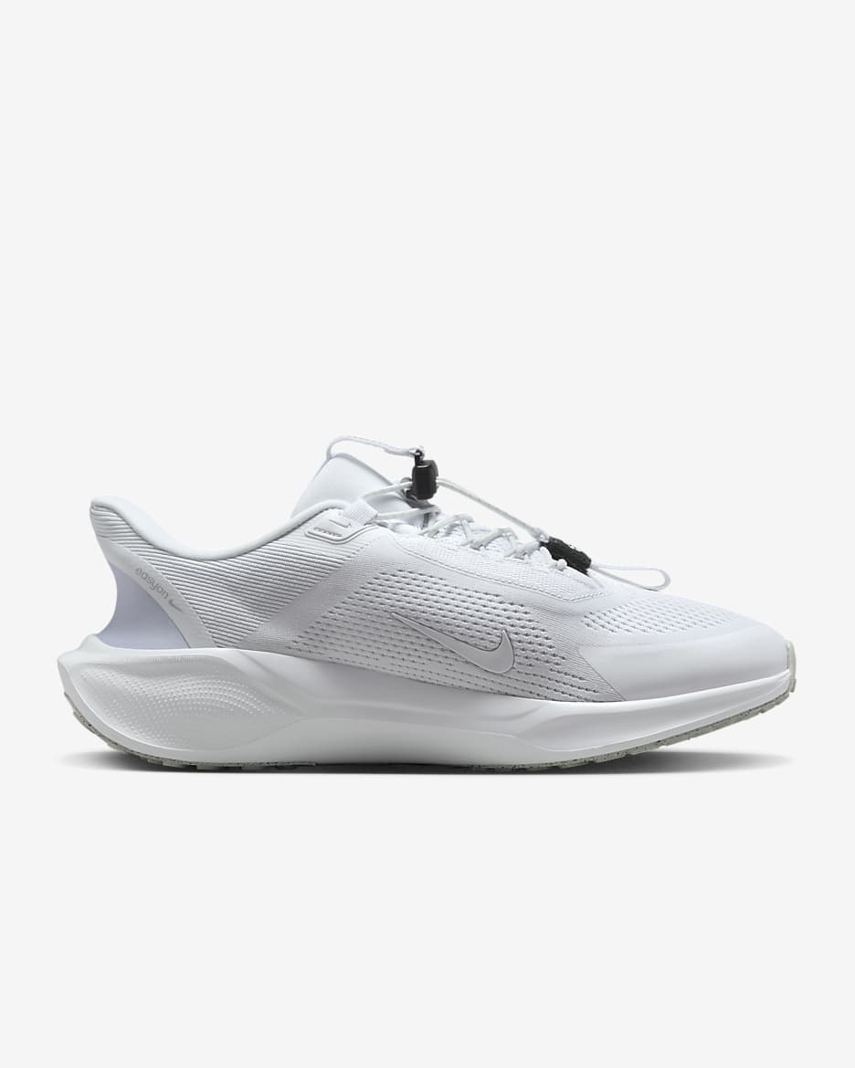 Nike Pegasus EasyOn Men's Road Running Shoes - White/Pure Platinum/Dark Smoke Grey/White