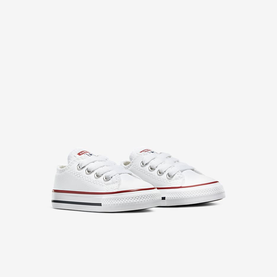 Converse Chuck Taylor All Star Low Top Infant/Toddler Shoe  - White