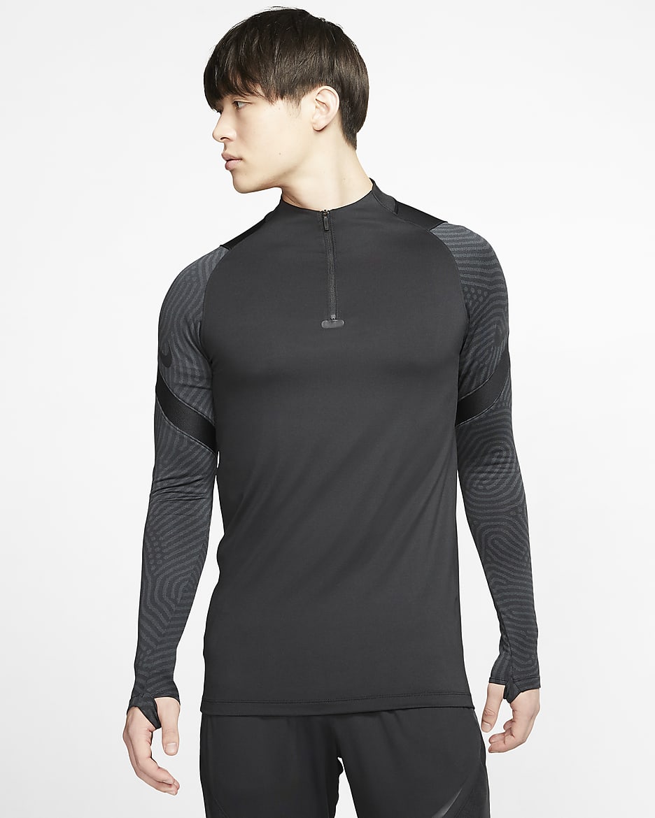 Nike Dri-FIT Strike Men's Football Drill Top - Black/Black/Anthracite/Black