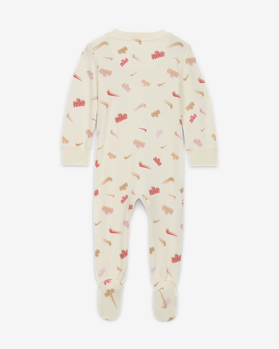 Nike Everyone From Day One Baby (0-9M) Footed Coverall - Pale Ivory