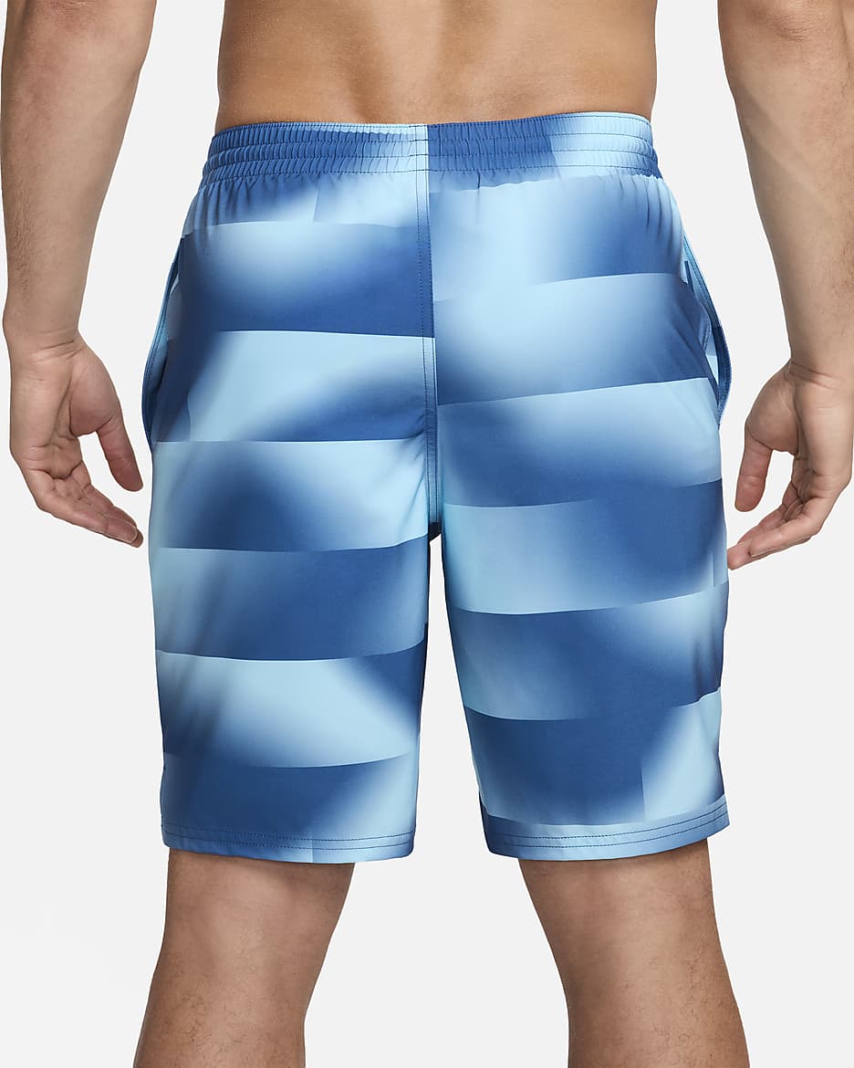 Shorts de vóleibol de 23 cm para hombre - Azul cancha