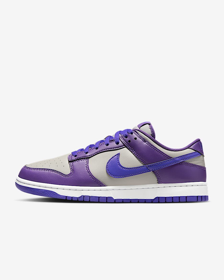 Nike Dunk Low Retro Men's Shoes - College Grey/Wild Grape/White/Persian Violet